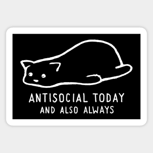 Antisocial Today and Also Always Sticker
